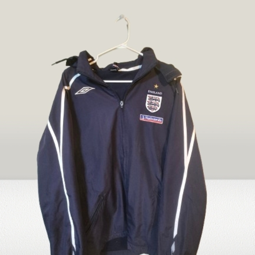 England Umbro Windbreaker Warm-Up Jacket – Size Medium